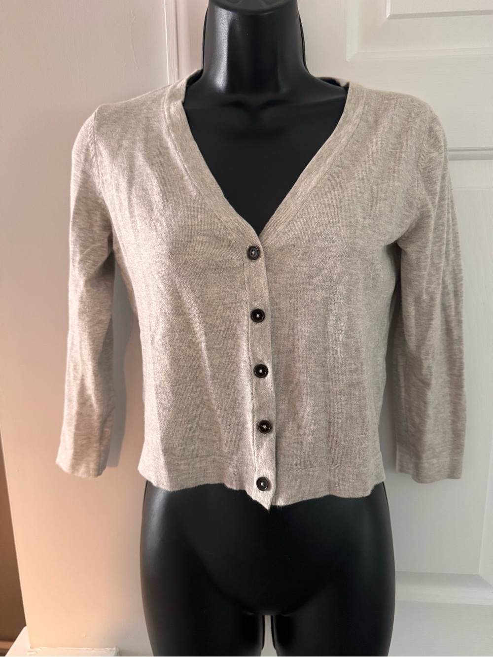 Boden Cropped Cotton Cardigan